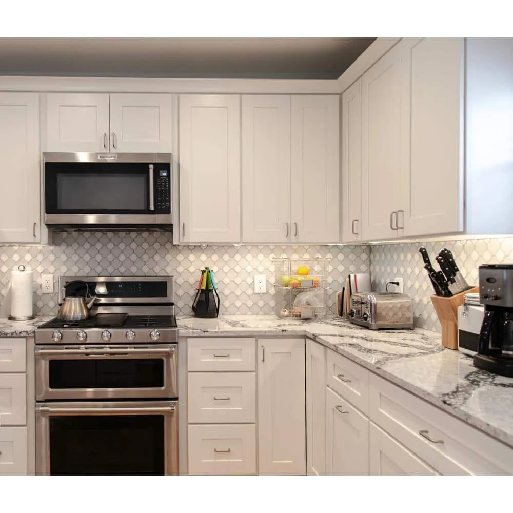 Design House Brookings Solid Wood Assembled Shaker 24 in. x 30 in. x 12 in. 1 Door Corner Wall Kitchen Cabinet WAC2430 in White, photo 15 of 15