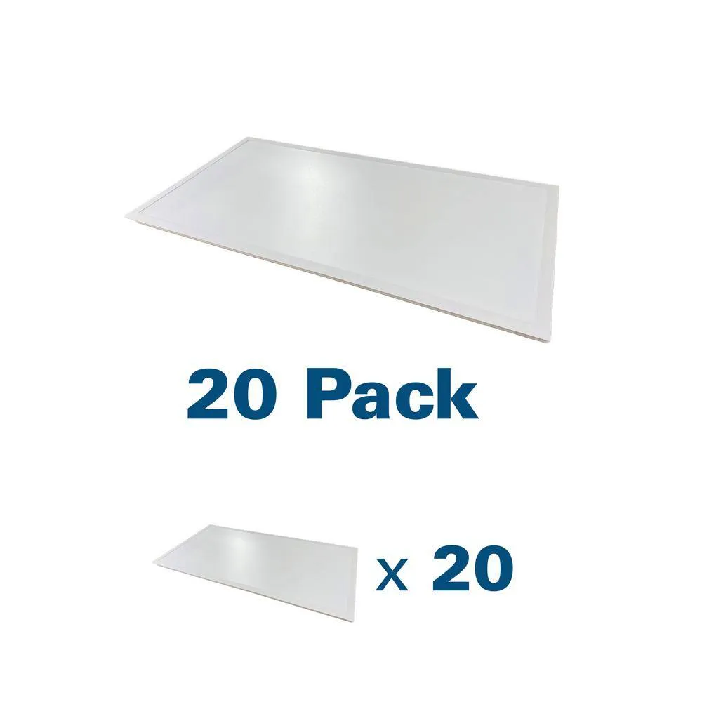 EarthTronics 2 ft. x 4 ft. 5000 Lumens Integrated LED Back-Lit Flat Panel Light, 3500K/4000K/5000K, (20-Pack), photo 8 of 9