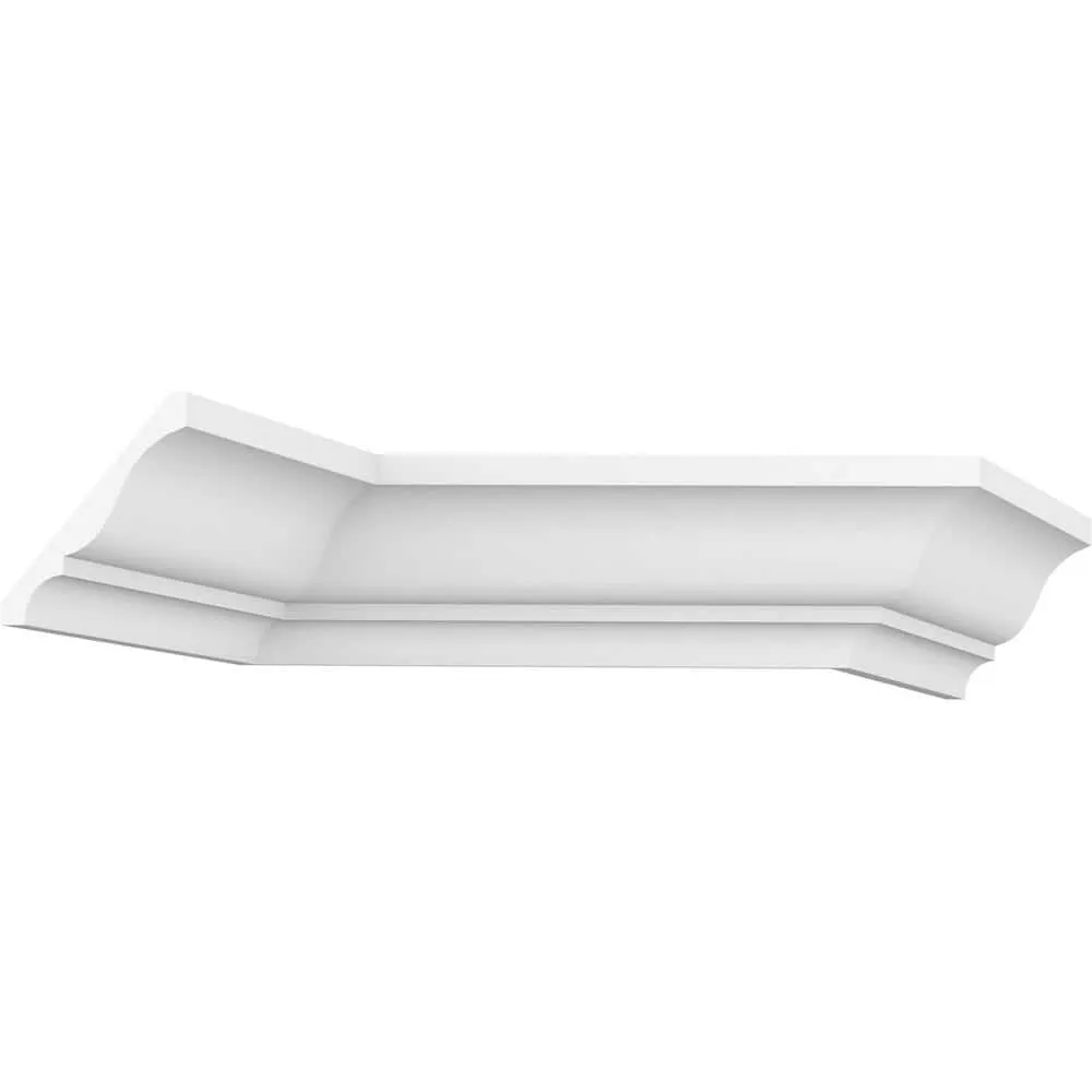 Ekena Millwork 4-1/4 in. x 5-1/4 in. x 96 in. Crown Moulding, PVC (12-Pack), photo 5 of 11
