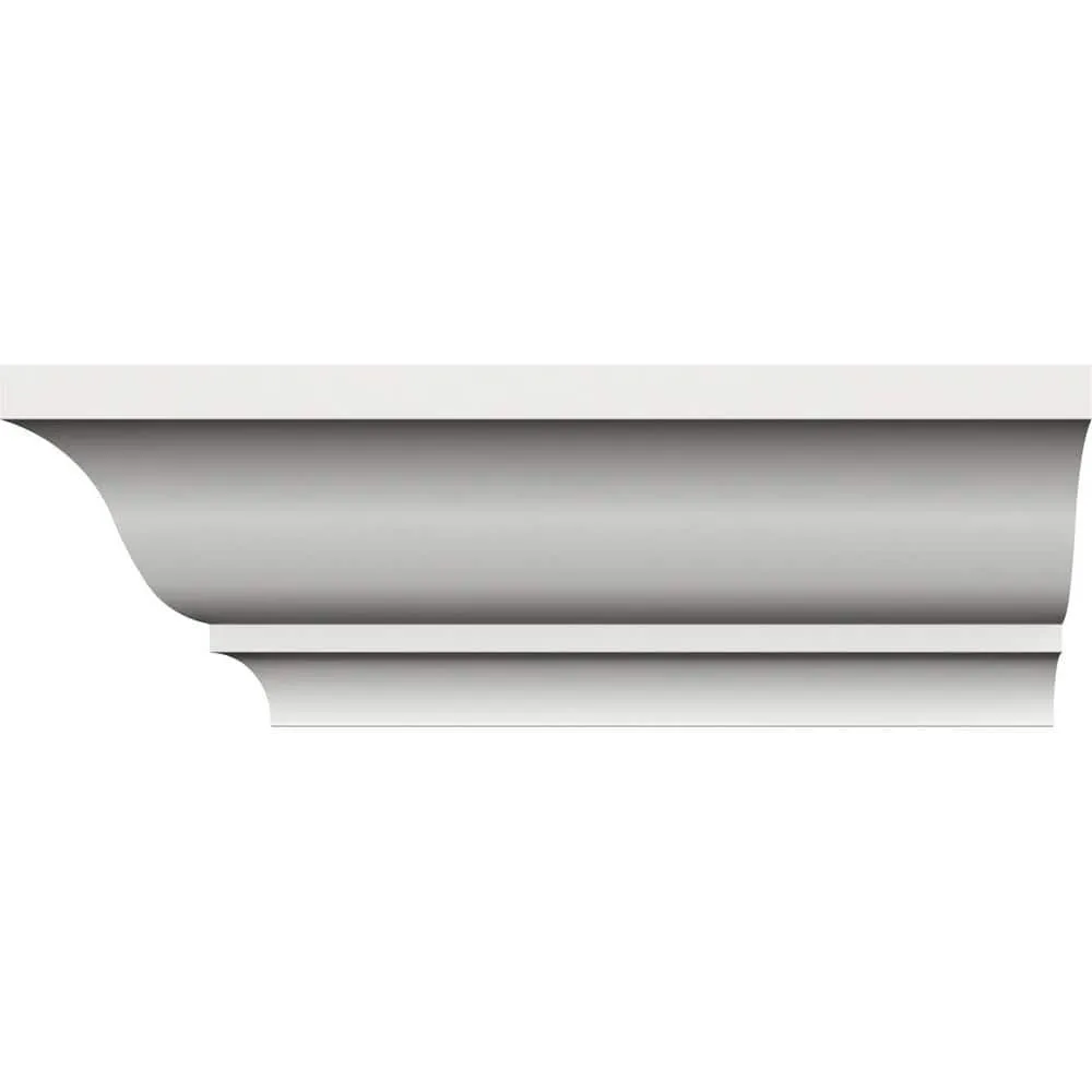 Ekena Millwork 4-1/4 in. x 5-1/4 in. x 96 in. Crown Moulding, PVC (12-Pack), photo 4 of 11