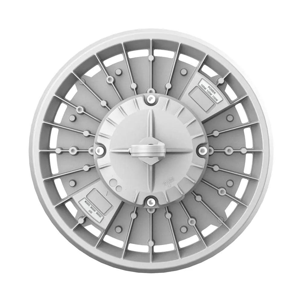 ETI LIGHTING 400-Watt Equivalent 11 in. Round Integrated LED White High Bay Light 27000-36000 Lumens Adjustable CCT 120-277V (8-Pack), photo 7 of 9
