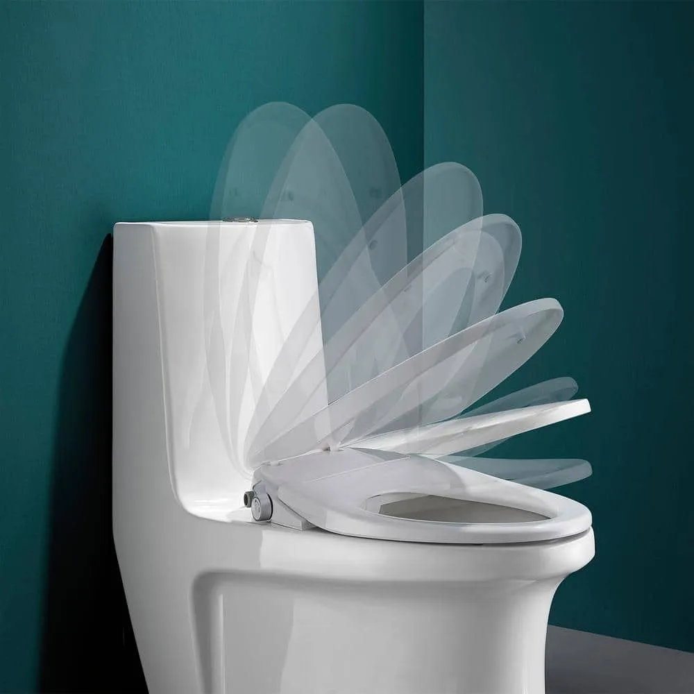 ROSWELL Taranto Quick-Release Elongated Toilet Seat with Bidet in White, photo 9 of 9