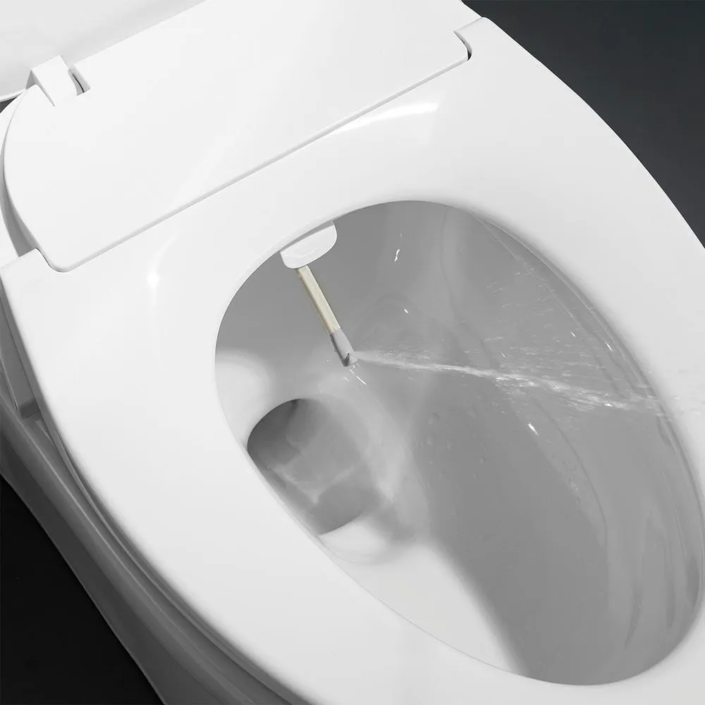 ROSWELL Taranto Quick-Release Elongated Toilet Seat with Bidet in White, photo 8 of 9