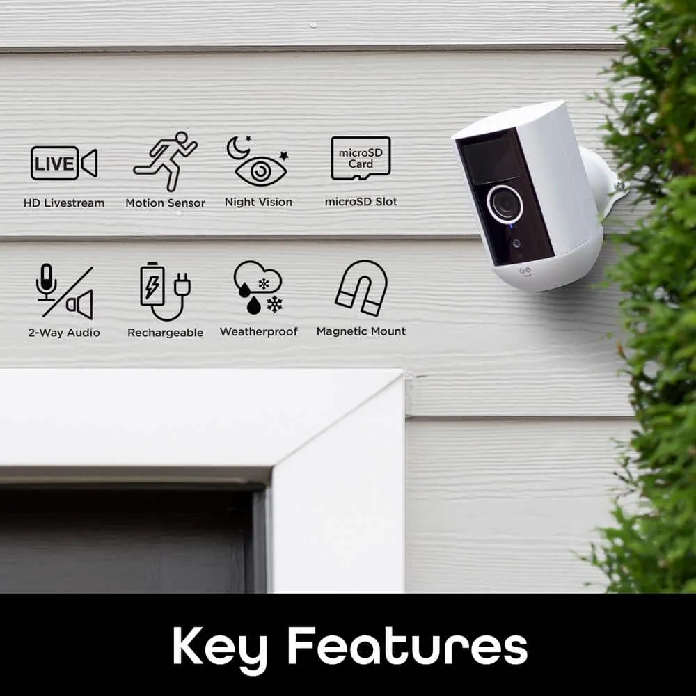 Geeni Freebird 1080p Outdoor WiFi Surveillance with Night Vision and Motion Detection Security Camera Compatible with Alexa, photo 3 of 9