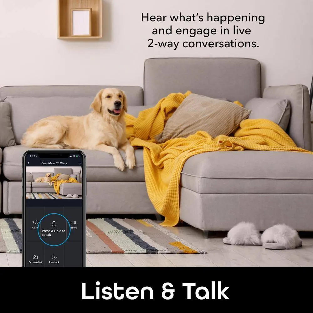 Geeni Sentinel 1080p HD Indoor Tilt Wi-Fi Wireless Camera with Voice Control and Motion Alerts No Hub Required, photo 8 of 9