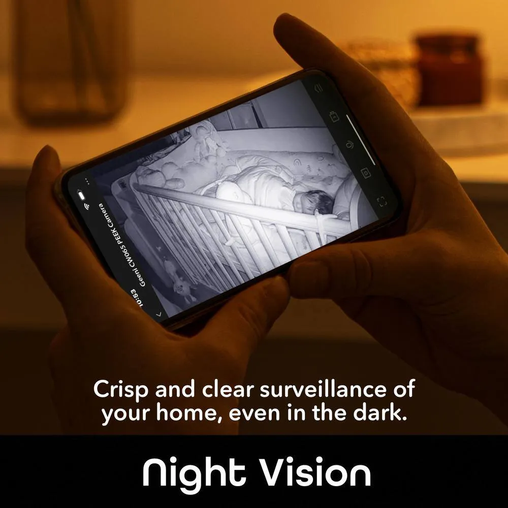 Geeni Peek Smart Indoor 1080p HD Zoom Camera, 2-Way Audio, Night Vision, Motion Alerts, Built-in Siren - Home Security Camera, photo 6 of 7
