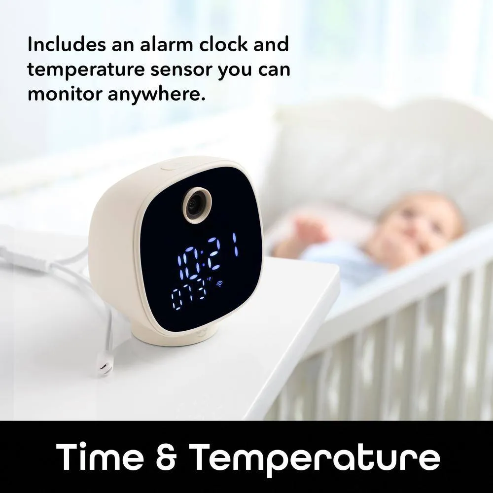 Geeni Serenity Smart Plug-In Clock Security Camera, Indoor 1080P Wi-Fi Monitor, 2-Way Audio, Night Light, photo 8 of 9