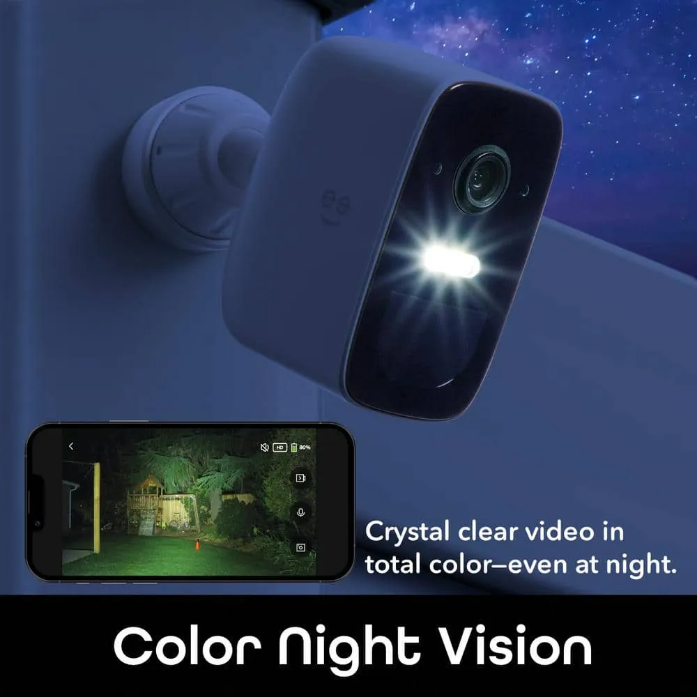 Geeni Freebird 2 Wireless Outdoor Smart Battery Operated Security Camera 2.4 GHz Wi-Fi, Color Night Vision, 2-Way Talk 2-Pack, photo 9 of 9