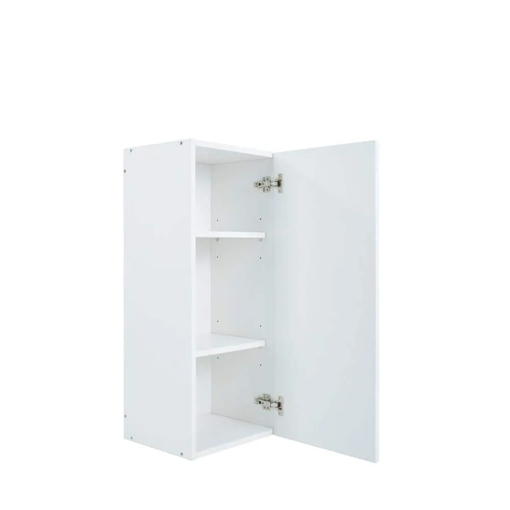 Cambridge Radiance 12 in. W x 12 in. D x 36 in. H Ready to Assemble Slab Wall Kitchen Cabinet in White Gloss, photo 7 of 9