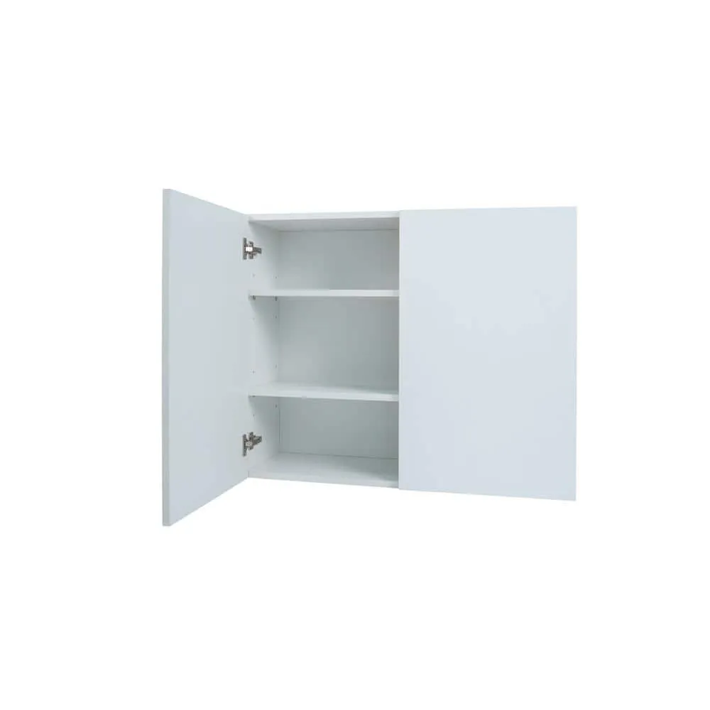Cambridge Radiance 27 in. W x 12 in. D x 30 in. H Ready to Assemble Slab Wall Kitchen Cabinet in White Gloss, photo 6 of 11