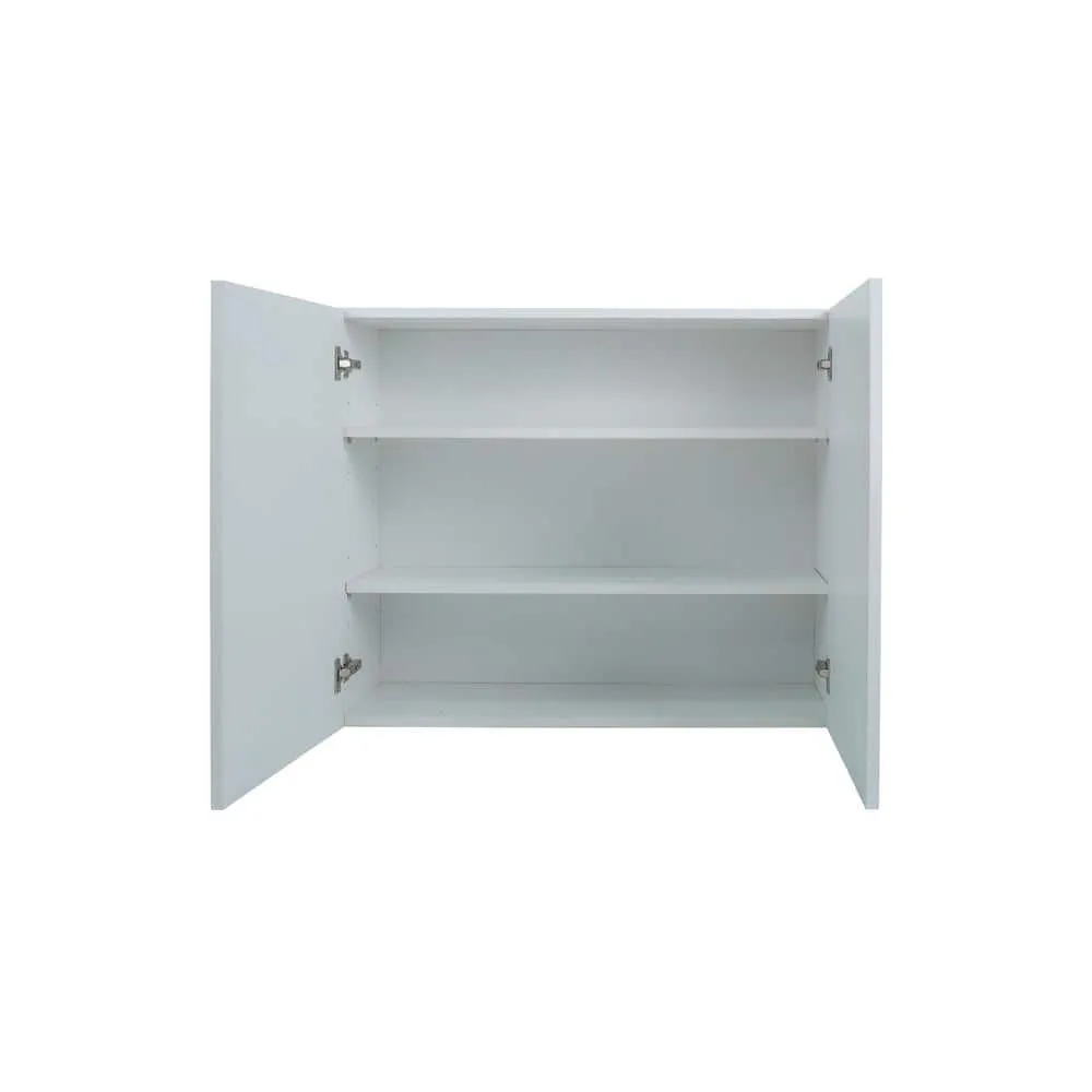 Cambridge Radiance 30 in. W x 12 in. D x 30 in. H Ready to Assemble Slab Wall Kitchen Cabinet in White Gloss, photo 8 of 11