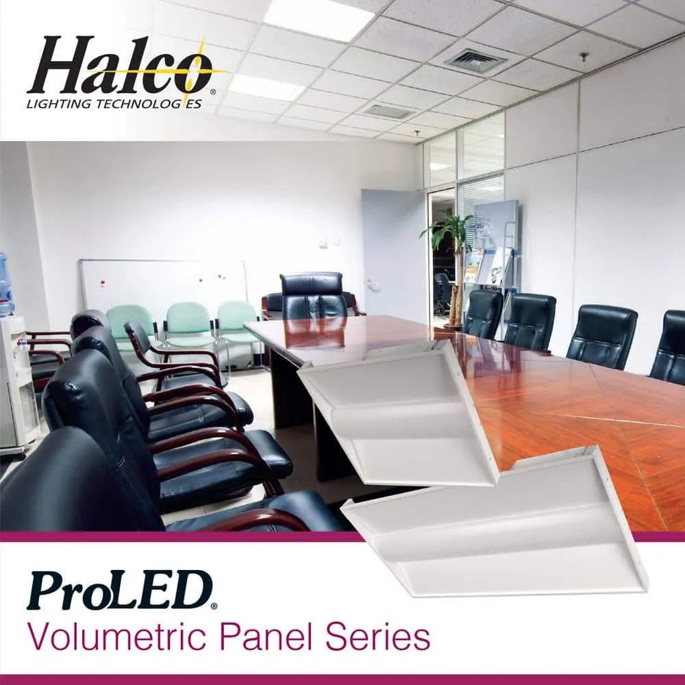 HALCO LIGHTING TECHNOLOGIES 1 ft. x 4 ft. 2190- 4437 Lumens Volumetric Integrated LED White Panel Light, Wattage and CCT Selectable 3500/4000/5000K, photo 5 of 5