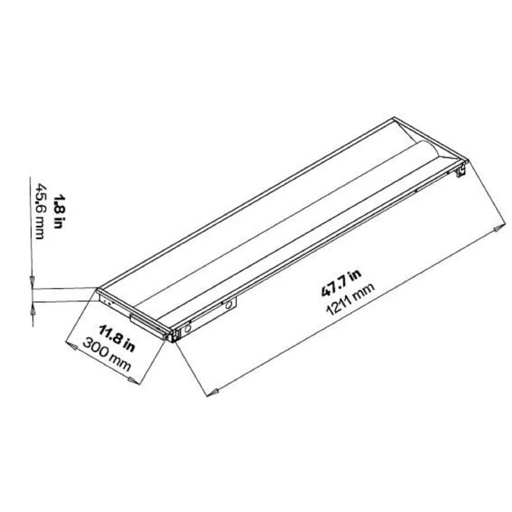 HALCO LIGHTING TECHNOLOGIES 1 ft. x 4 ft. 2190- 4437 Lumens Volumetric Integrated LED White Panel Light, Wattage and CCT Selectable 3500/4000/5000K, photo 2 of 5