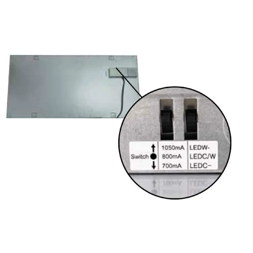HALCO LIGHTING TECHNOLOGIES 2 ft. x 4 ft. 128-Watt Equivalent White Integrated LED Flat Panel Light, Lumen and Color Selectable, photo 2 of 5