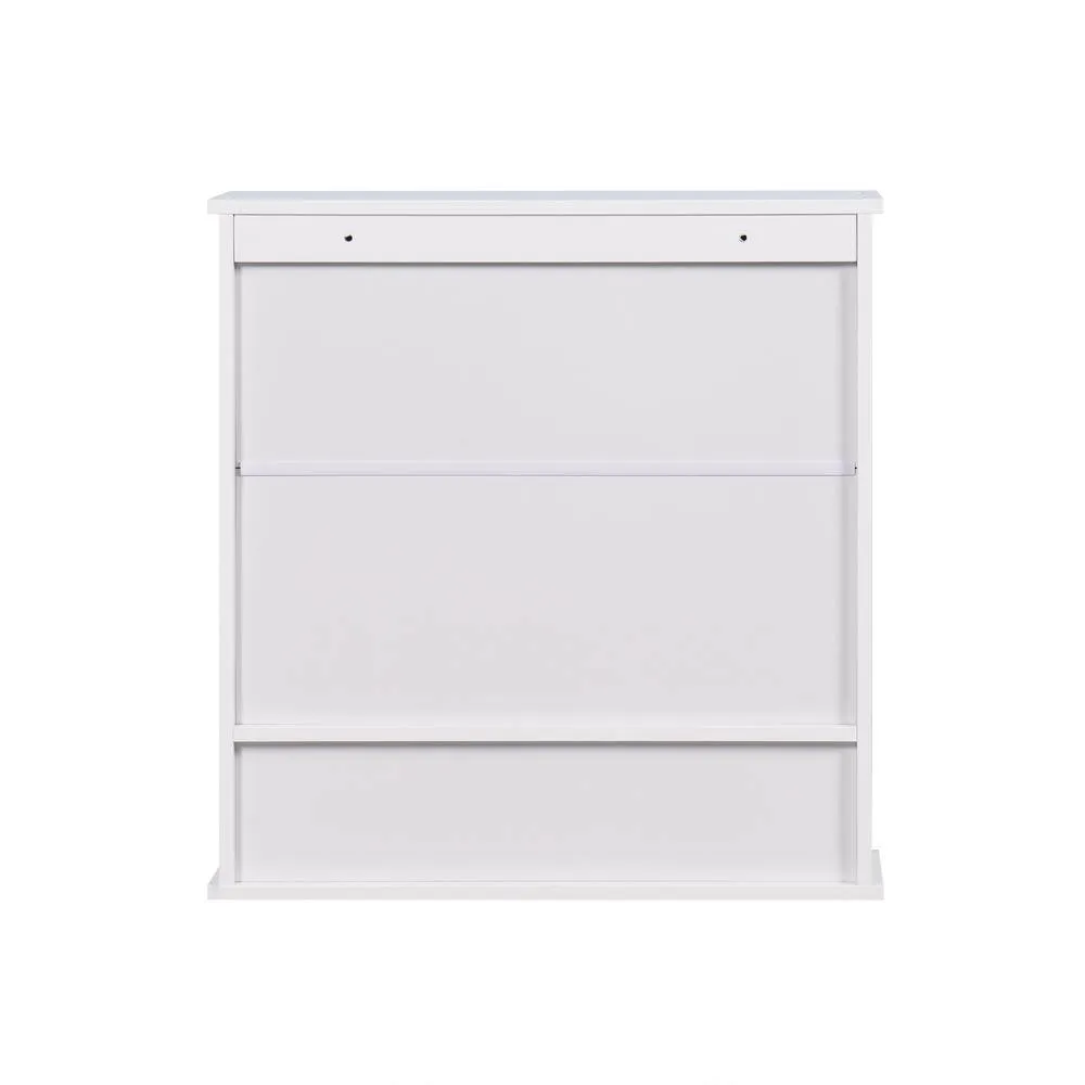 Hooseng 5.12 in. W x 22.8 in. H Rectangular MDF Medicine Cabinet with Mirror and 2-doors, photo 3 of 7
