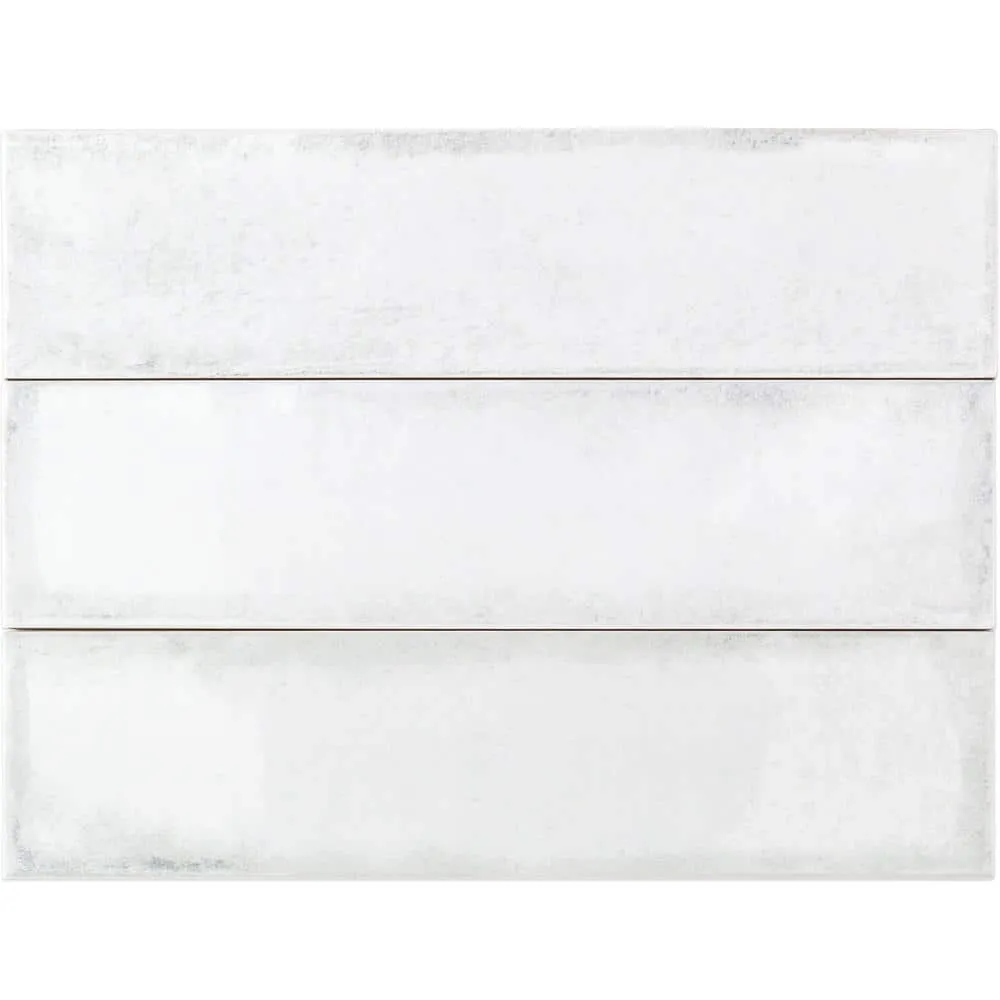 Ivy Hill Tile Moze White 3 in. x 12 in. 9 mm Ceramic Wall Tile (22-Piece) (5.38 sq. ft./Box), photo 4 of 8