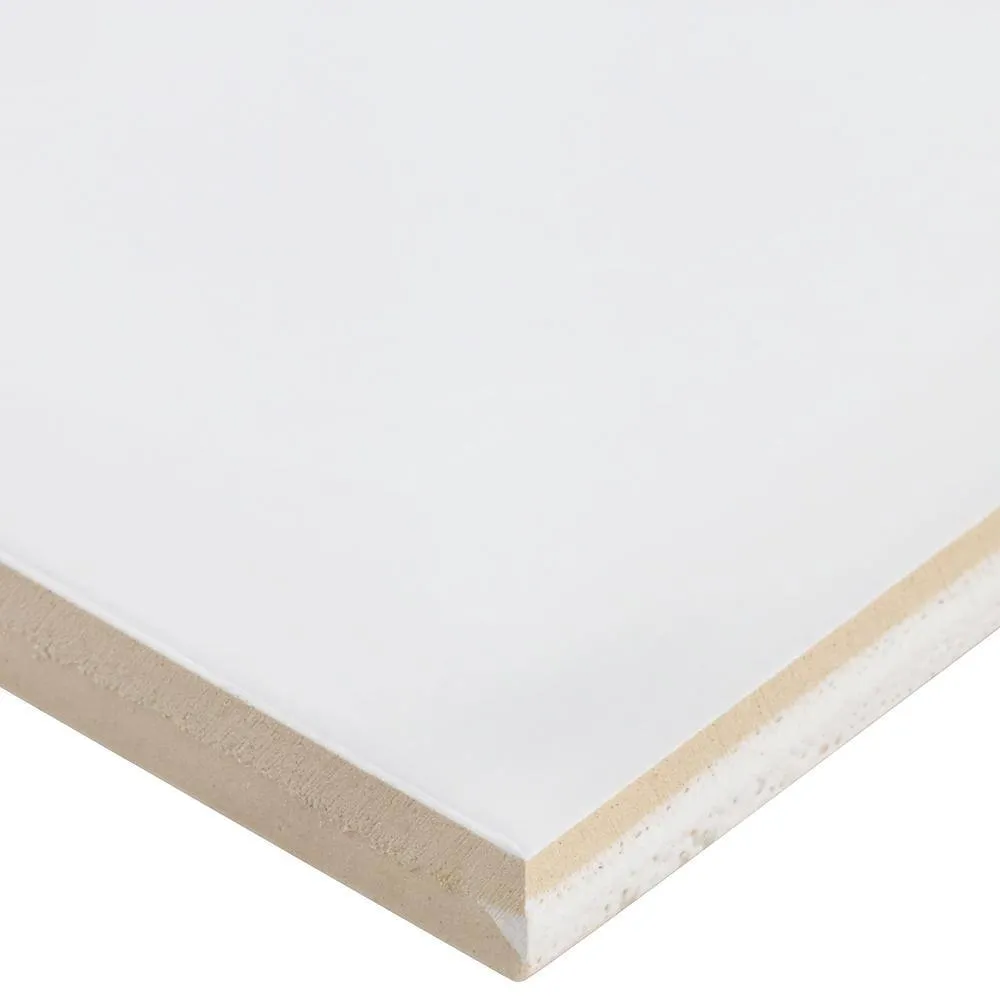 Ivy Hill Tile Barbados White 5 in. x 10 in. 9 mm Polished Ceramic Wall Tile (30 Pieces, 9.9 sq. ft. per Box), photo 5 of 7
