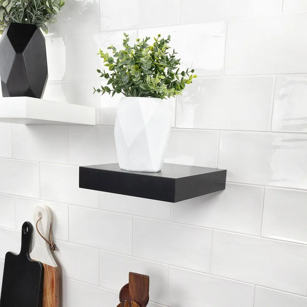 Ivy Hill Tile Barbados White 5 in. x 10 in. 9 mm Polished Ceramic Wall Tile (30 Pieces, 9.9 sq. ft. per Box), photo 7 of 7