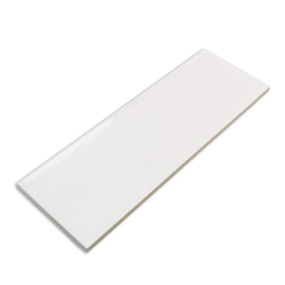 Ivy Hill Tile Pier White 4 in. x 12 in. 6 mm Polished Ceramic Subway Wall Tile (33-Piece, 10.76 sq. ft./Box), photo 7 of 8