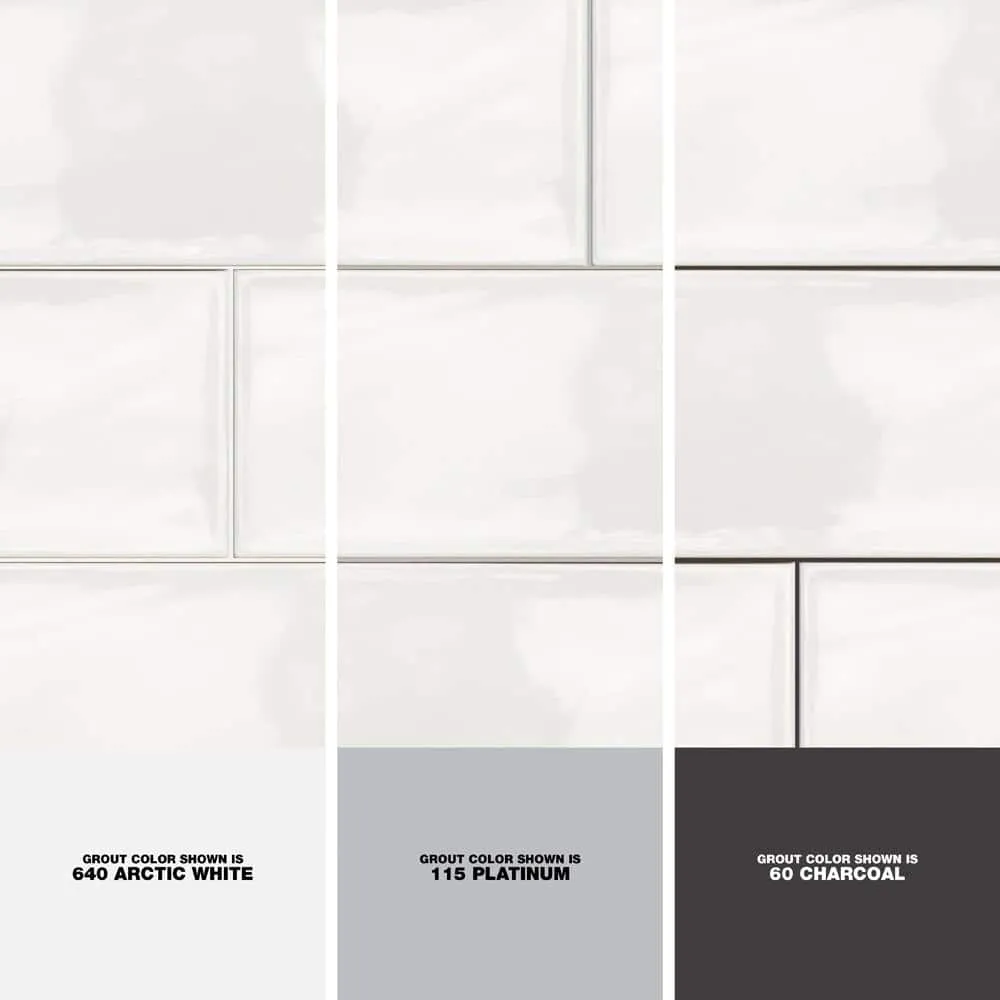 Ivy Hill Tile Pier White 4 in. x 12 in. 6 mm Polished Ceramic Subway Wall Tile (33-Piece, 10.76 sq. ft./Box), photo 3 of 8
