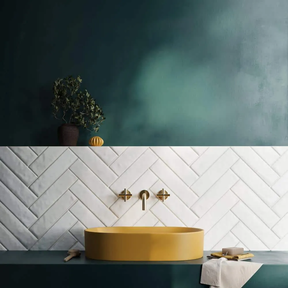 Ivy Hill Tile White 3 in. x 12 in. 8 mm Matte Ceramic Subway Wall Tile (22-Piece, 5.38 sq. ft./Box), photo 2 of 8