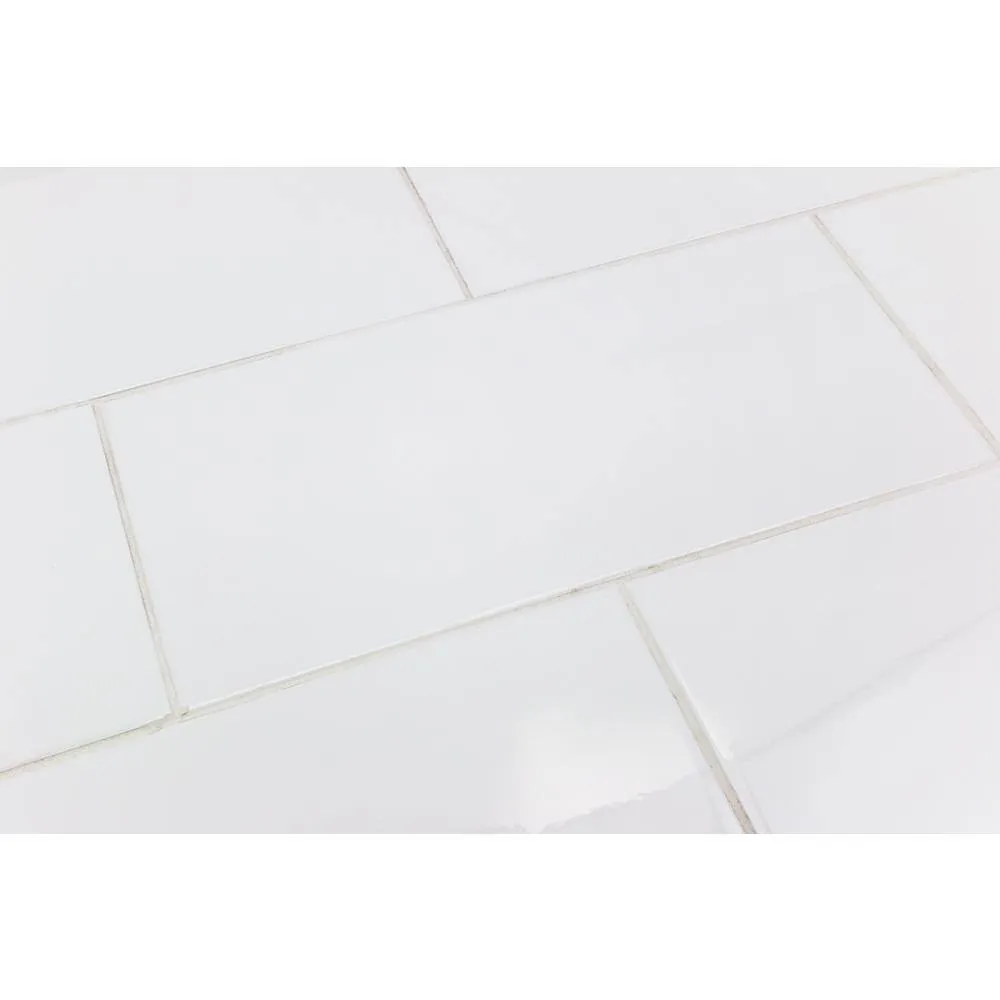 Ivy Hill Tile Essential White 8 in. x 16 in. x 8.5 mm Polished Ceramic Wall Tile (25 Pieces, 21.52 sq. ft. per Box), photo 4 of 6