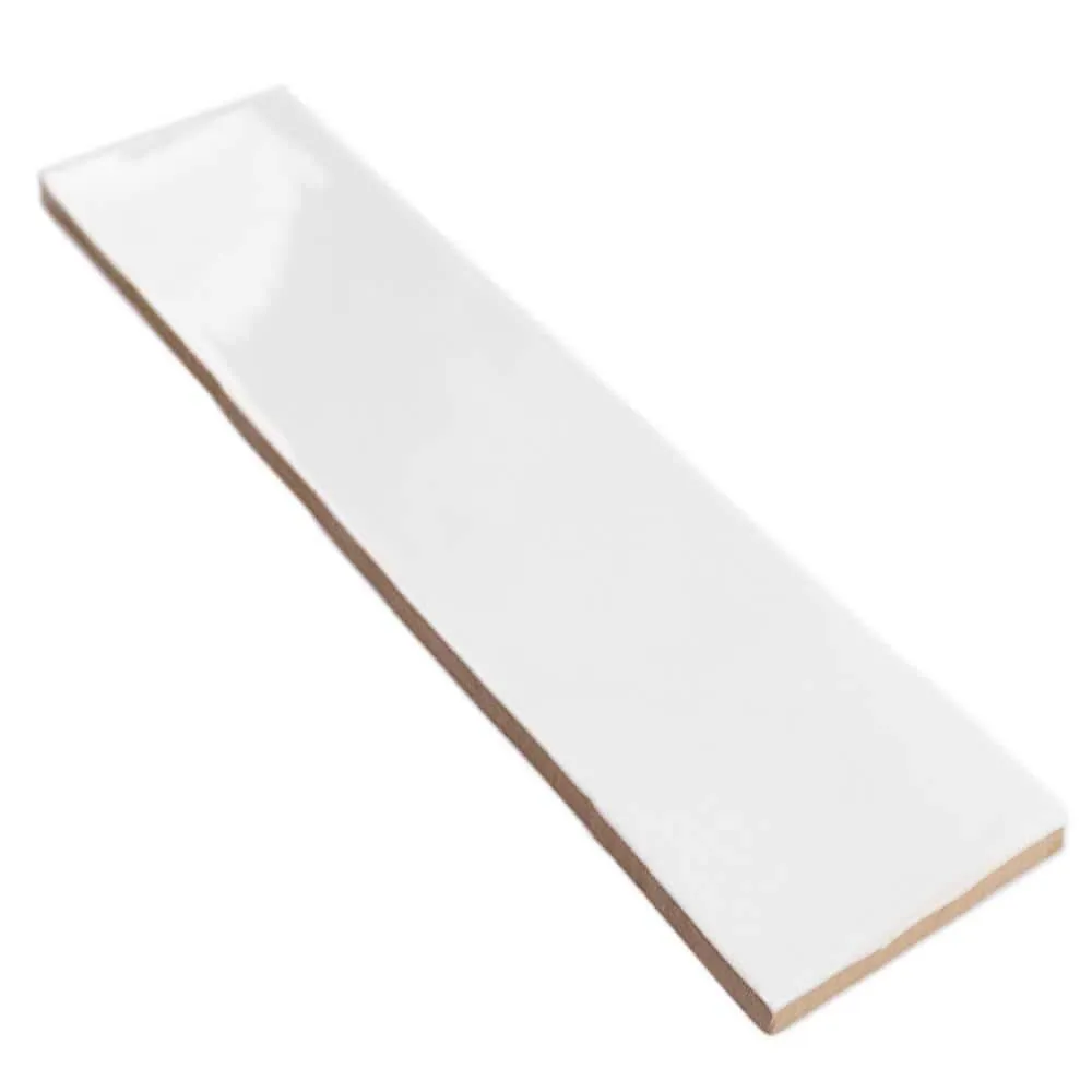 Ivy Hill Tile Catalina White 3 in. x 12 in. x 8 mm Ceramic Wall Subway Tile, 44 Pieces (10.76 sq. ft./Case), photo 5 of 8