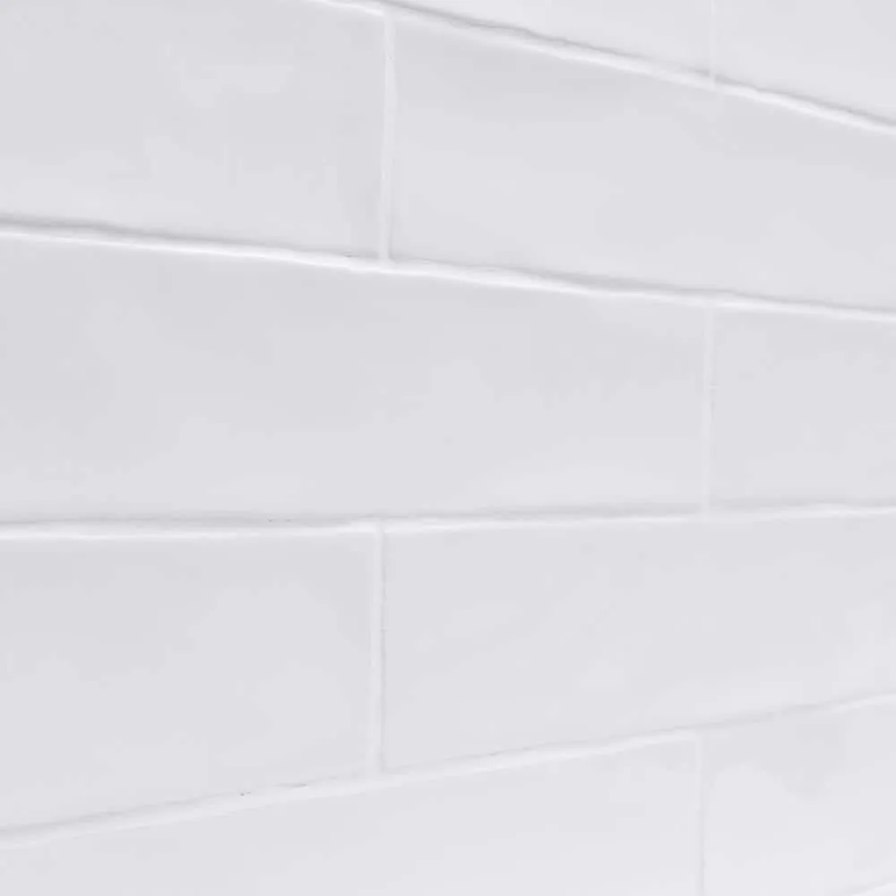 Ivy Hill Tile Catalina White 3 in. x 12 in. x 8 mm Ceramic Wall Subway Tile, 44 Pieces (10.76 sq. ft./Case), photo 8 of 8