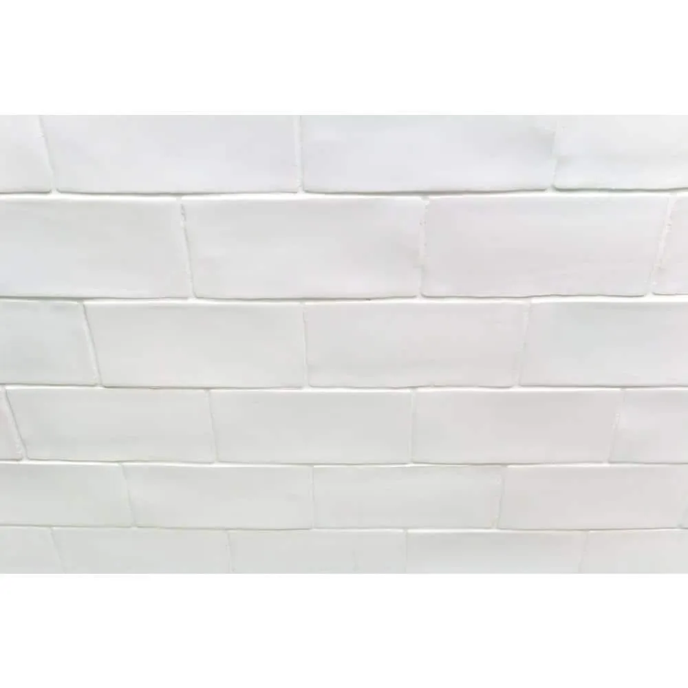 Ivy Hill Tile Catalina White 3 in. x 6 in. x 8 mm Polished Ceramic Subway Wall Tile (5.38 sq. ft./case), photo 5 of 8