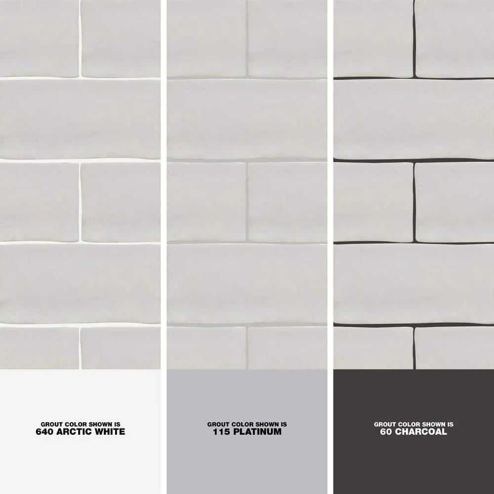 Ivy Hill Tile Catalina White 3 in. x 6 in. x 8 mm Polished Ceramic Subway Wall Tile (5.38 sq. ft./case), photo 4 of 8