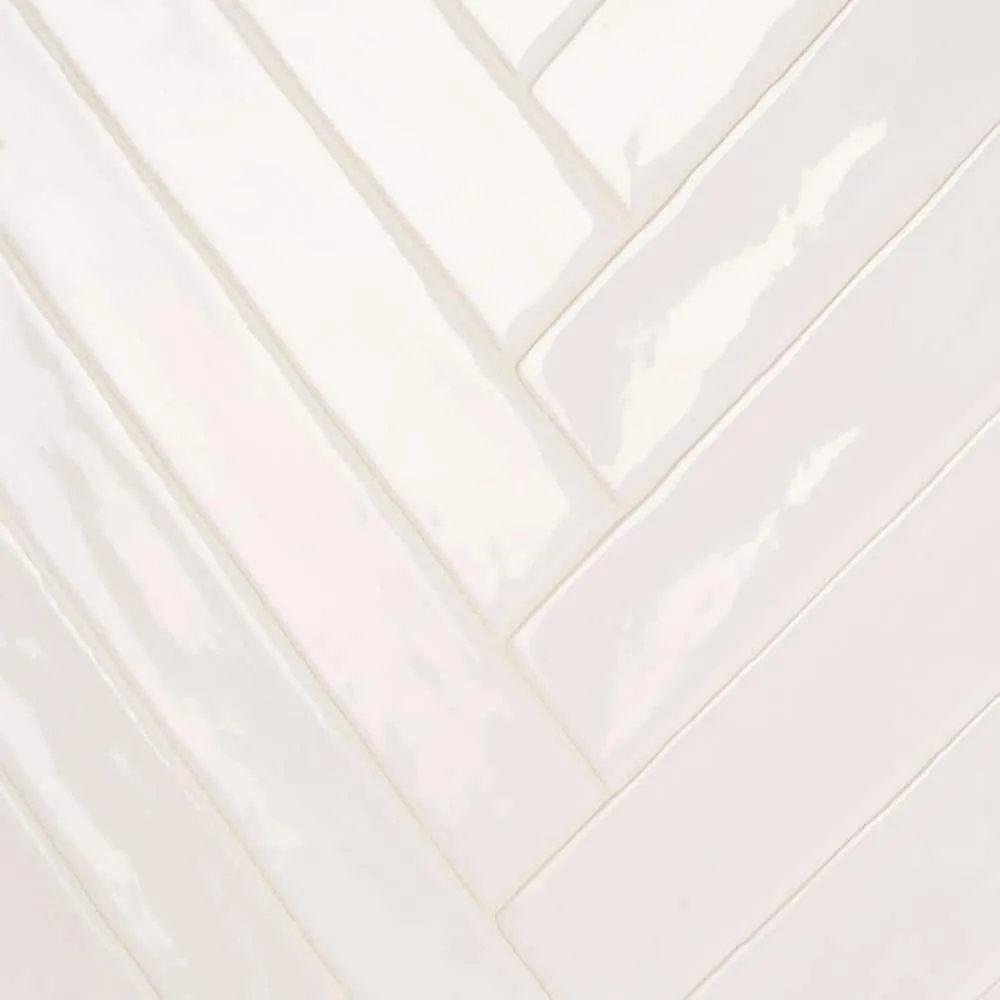 Ivy Hill Tile Nantucket 2 in. x 20 in. White Polished Ceramic Wall Tile (20 pieces / 5.38 sq. ft. / case), photo 4 of 8
