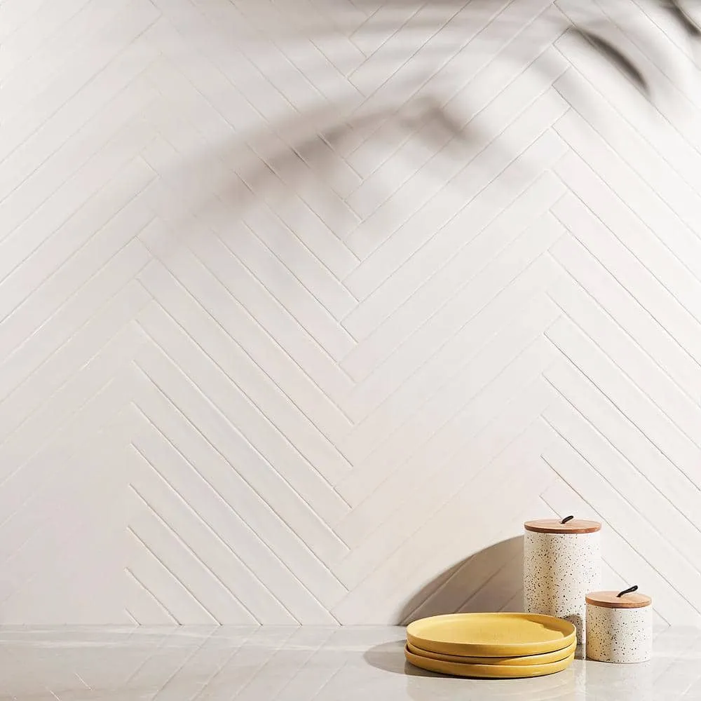 Ivy Hill Tile Nantucket 2 in. x 20 in. White Polished Ceramic Wall Tile (20 pieces / 5.38 sq. ft. / case), photo 2 of 8