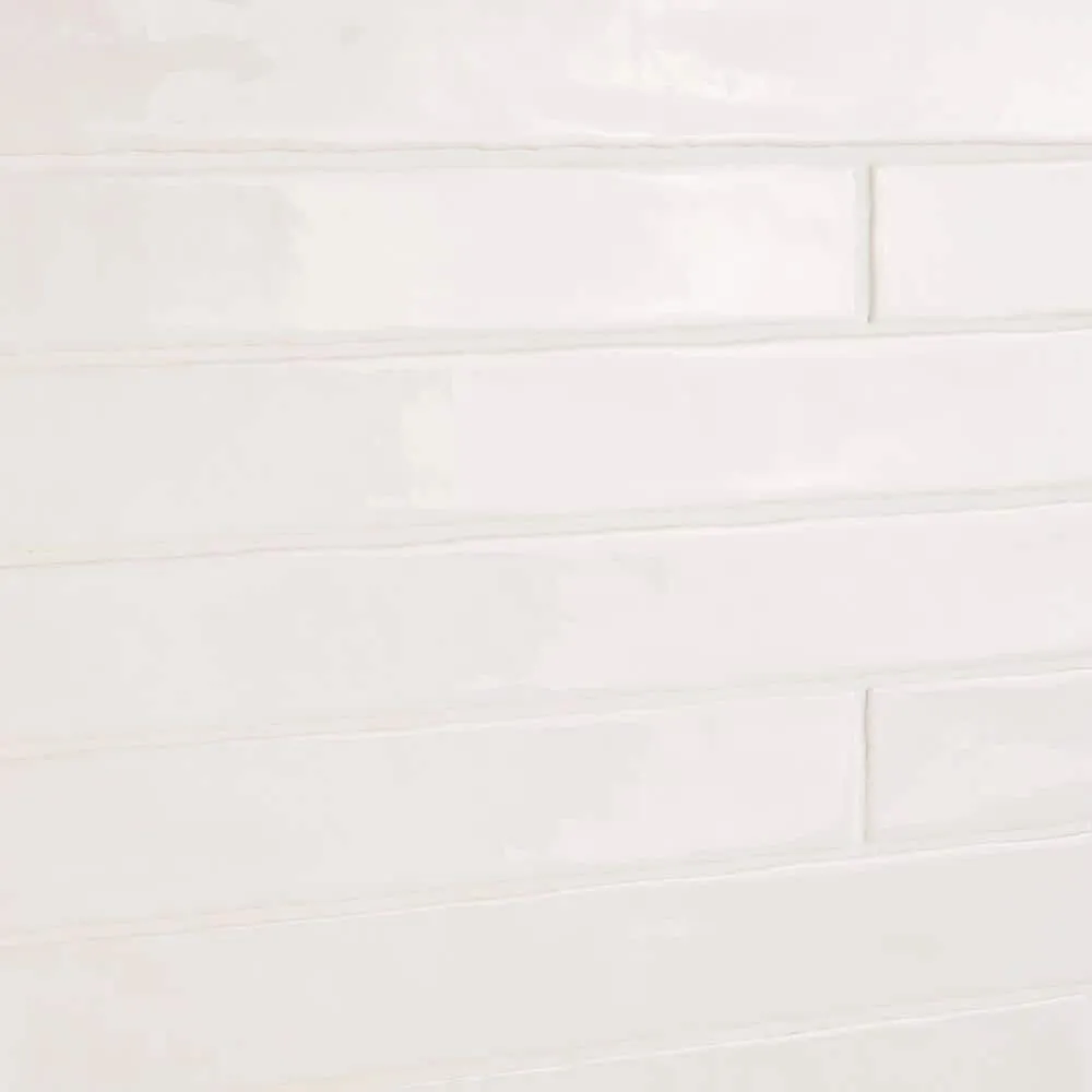Ivy Hill Tile Nantucket 2 in. x 20 in. White Polished Ceramic Wall Tile (20 pieces / 5.38 sq. ft. / case), photo 8 of 8