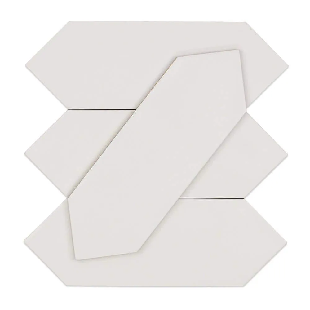 Ivy Hill Tile Russell White 4 in. x 12 in. 10 mm Matte Porcelain Subway Floor and Wall Tile (40 pieces, 10.76 sq. ft. per Box), photo 7 of 7
