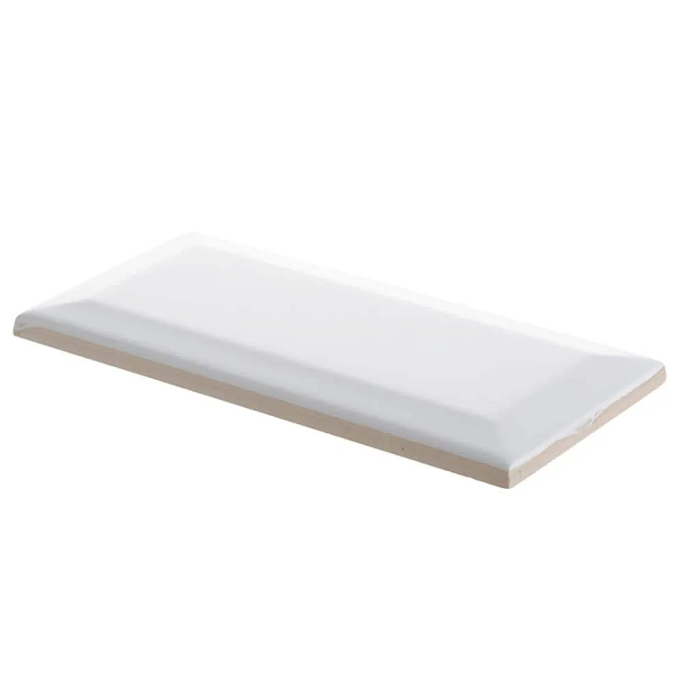 Jeffrey Court Allegro White 3 in. x 6 in. Glossy Ceramic Wall Tile (1 sq. ft./ pack), photo 2 of 6
