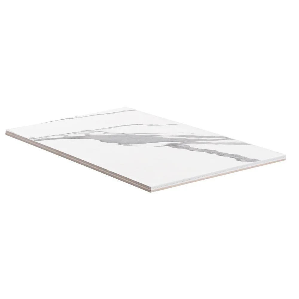Jeffrey Court Carrara Inkjet White 8 in. x 12 in. Matte Ceramic Wall Tile (12 sq. ft. / Case), photo 2 of 6