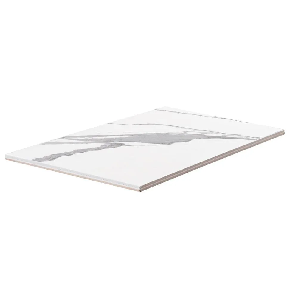 Jeffrey Court Carrara Inkjet White 8 in. x 12 in. Matte Ceramic Wall Tile (12 sq. ft. / Case), photo 3 of 6