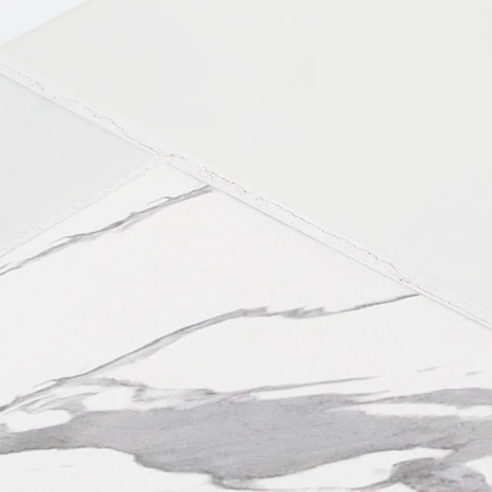 Jeffrey Court Carrara Inkjet White 8 in. x 12 in. Matte Ceramic Wall Tile (12 sq. ft. / Case), photo 4 of 6