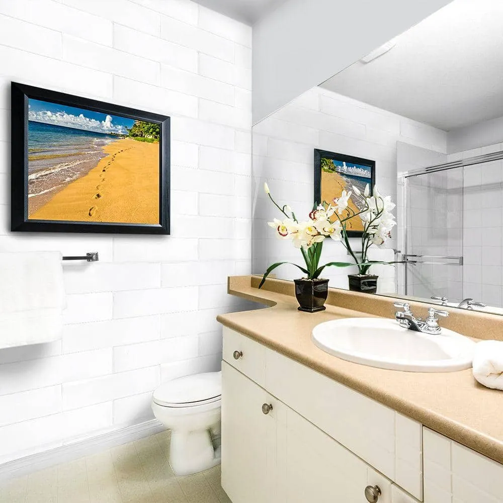 Jeffrey Court Allegro White 3 in. x 12 in. Glossy Ceramic Wall Tile (16.5 sq. ft. / Case), photo 4 of 5