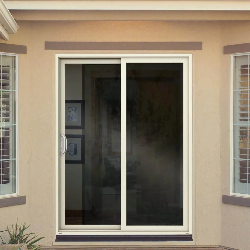 JELD-WEN V-4500 72 in. x 80 in. White Vinyl Left-Hand Full Lite Sliding Patio Door, photo 2 of 8