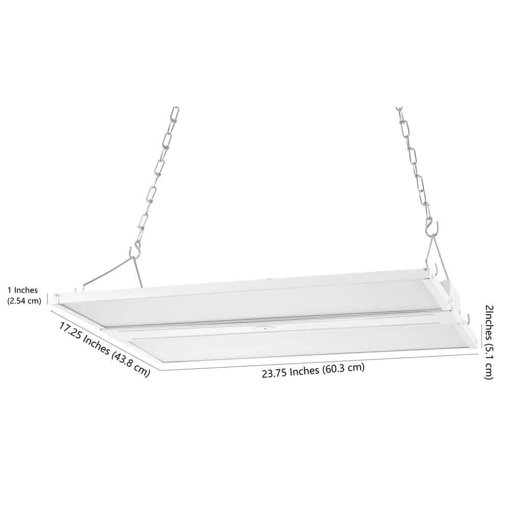 JONATHAN Y 1.98 ft. 220-Watt Equivalent Integrated LED White Shop High Bay Light with 28600 Lumens 5000K, photo 13 of 13