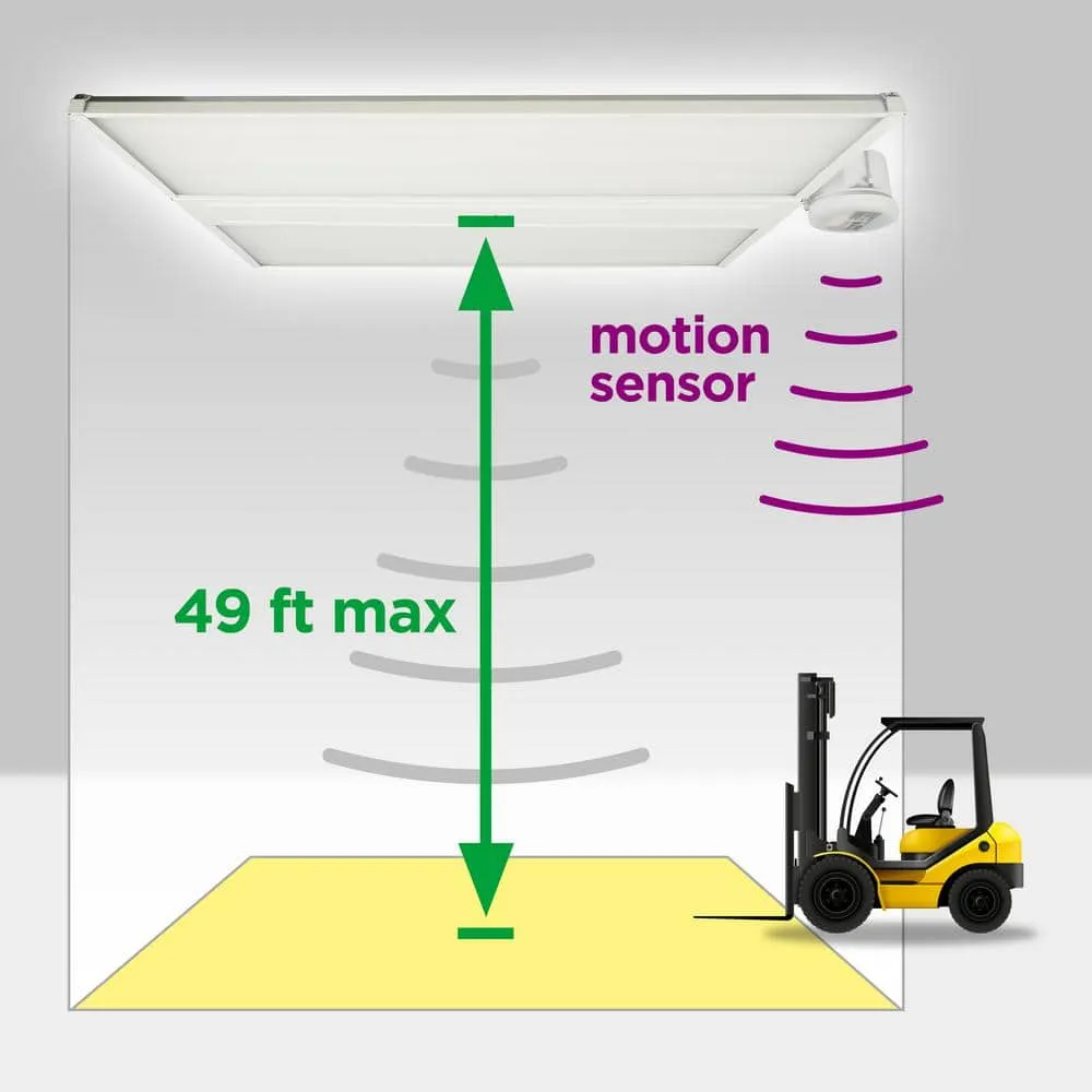 JONATHAN Y 1.98 ft. 220-Watt Equivalent Integrated LED White Shop High Bay Light with 28600 Lumens 5000K, photo 8 of 13