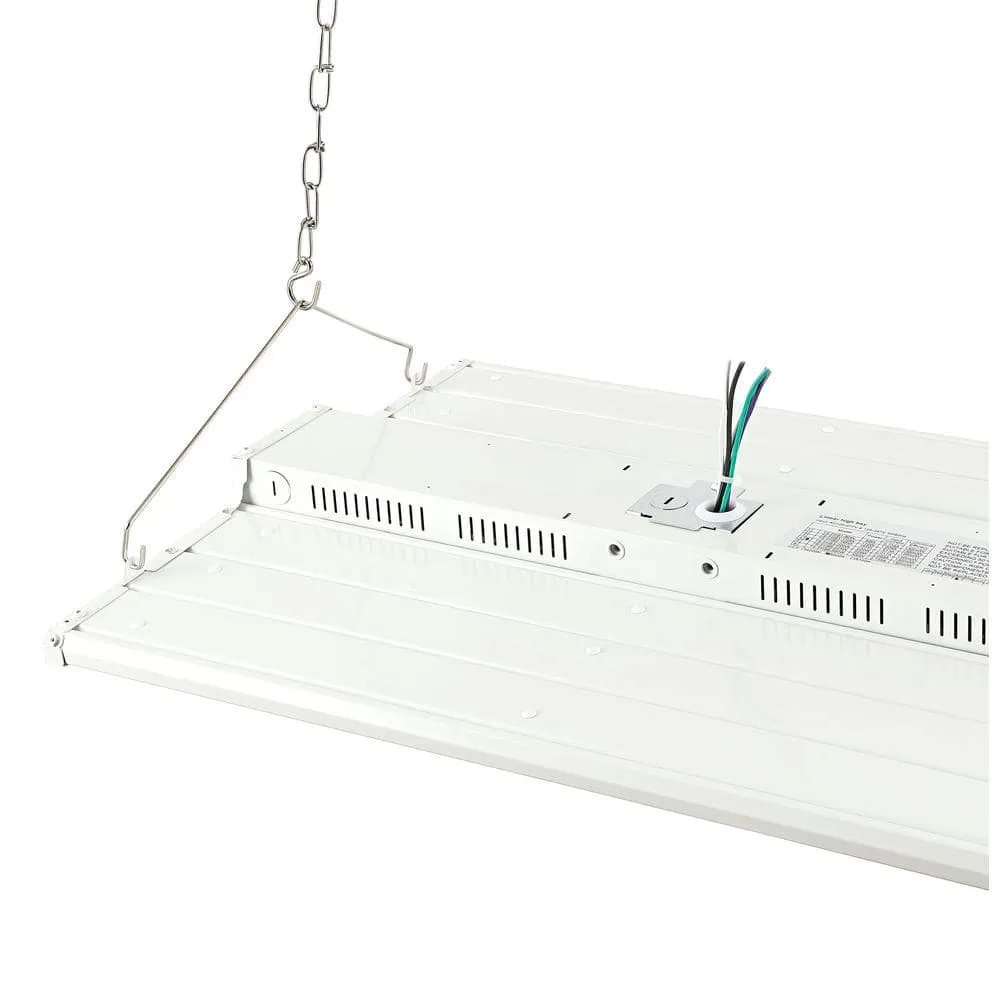 JONATHAN Y 1.98 ft. 220-Watt Equivalent Integrated LED White Shop High Bay Light with 28600 Lumens 5000K, photo 5 of 13
