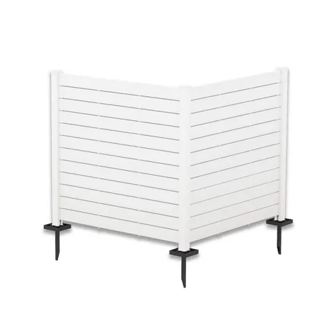 Outdoor Privacy Screen White Panels