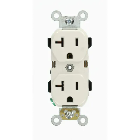 20A Industrial Self-Grounding Duplex Outlet