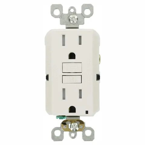 15A SmartlockPro Slim Tamper-Resistant GFCI Duplex Outlet