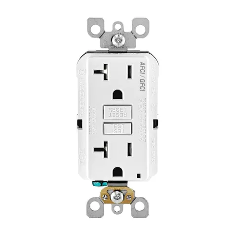 SmartlockPro 20A AFCI/GFCI Tamper-Resistant Duplex Outlet