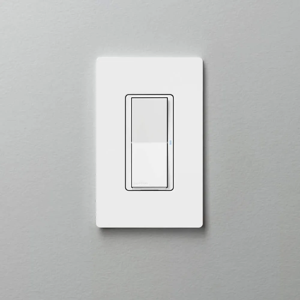 Lutron Claro Smart Switch for Caseta, On/Off Control of Lights/Fans, 5-Amp/Neutral Wire Required, White (DVRF-5NS-WH-R), photo 12 of 14