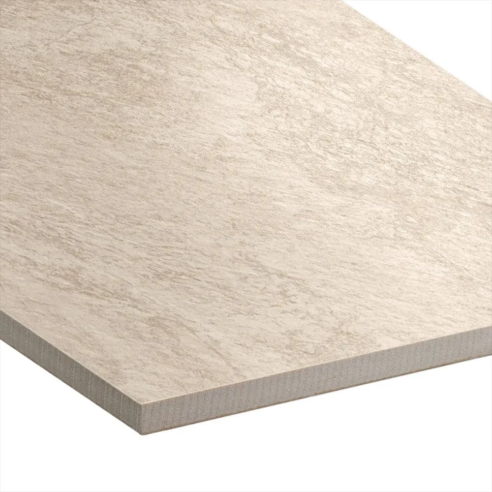 Alpe White 24 in. x 24 in. x 3/4 in. Stone-Look Porcelain Paver, photo 5 of 10