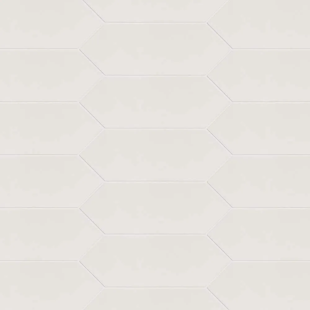 Merola Tile Kite Light Grey 4 in. x 11-3/4 in. Porcelain Subway Floor and Wall Tile (11.81 sq. ft. / case), photo 4 of 8